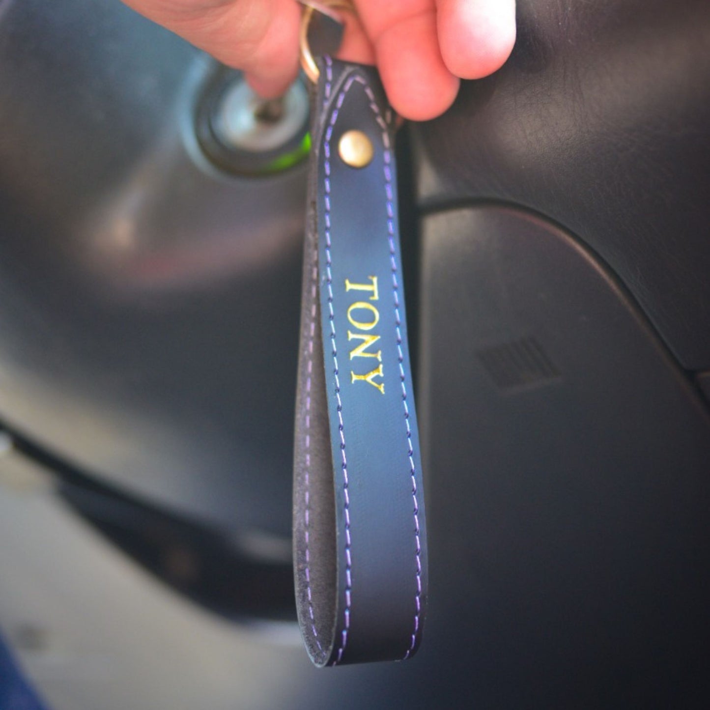 Long strap key chain