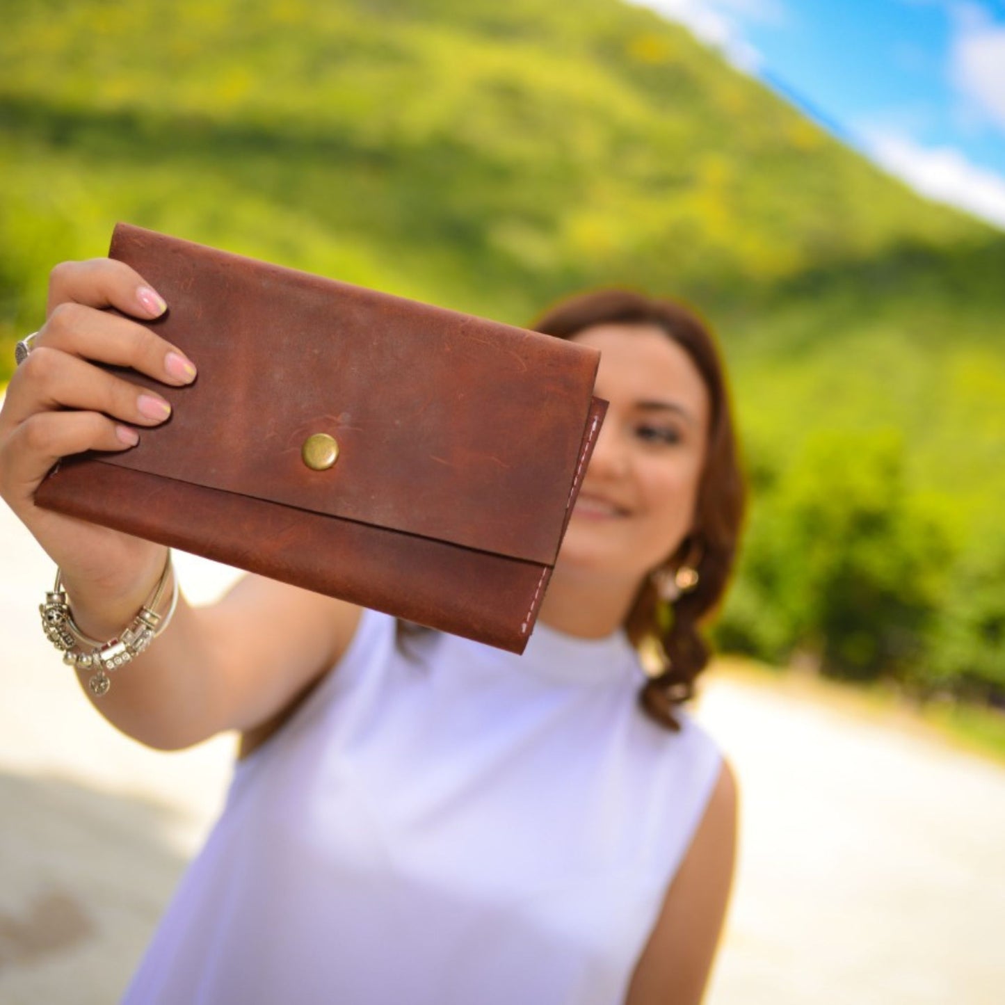Leather Clutch