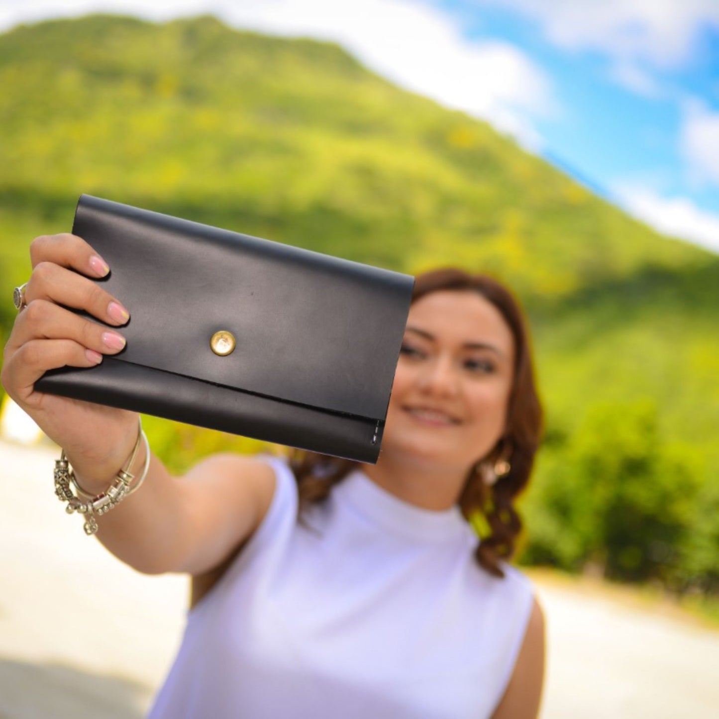 Leather Clutch